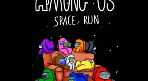Among Us Space Run